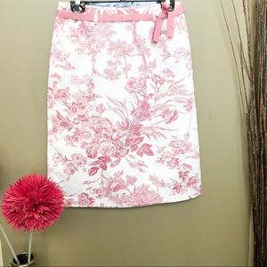 Mac & Jac unlined floral skirt